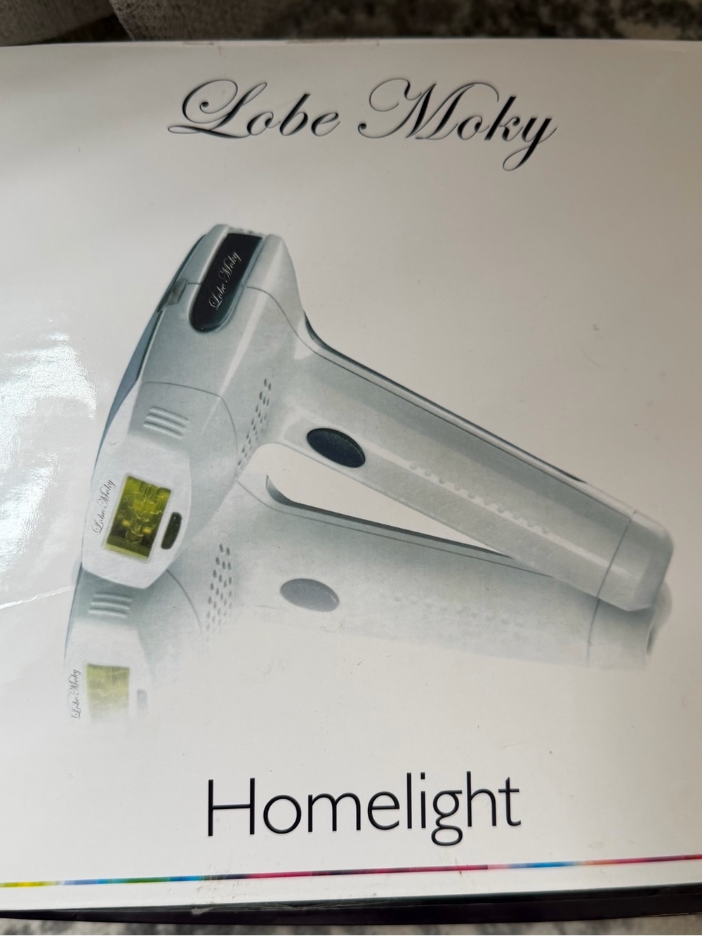 Lobe Moky Homelight Handheld IPL Hair Removal Device - White